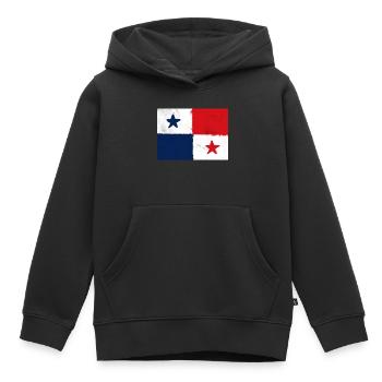 Flagge von Panama - Kinder Premium Organic Hoodie - Schwarz - Vorne - AI Model Kid Male (0cm)
