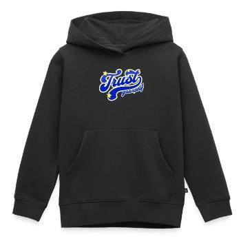 Confiance en soi Script Étoilé - Sweat Premium à capuche enfant bio - noir - Devant - AI Model Kid Male (0cm)