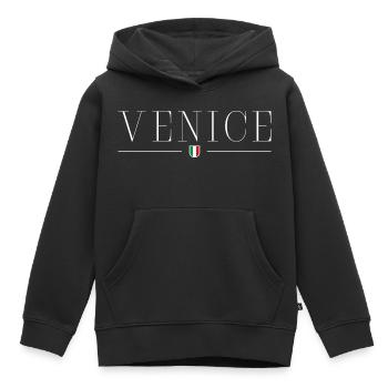 Venedig, Italien Litauen Stil Design T-Shirt - Kinder Premium Organic Hoodie - Schwarz - Vorne - AI Model Kid Male (0cm)