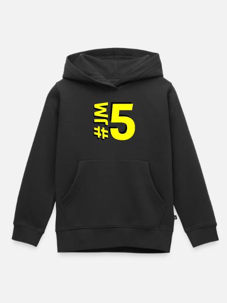 JM5 - Sweat Premium à capuche enfant bio - noir