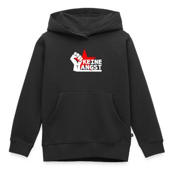 Resistance - Don't be afraid - Kids Premium Organic Hoodie - black - Front - AI Model Kid Male (0cm)