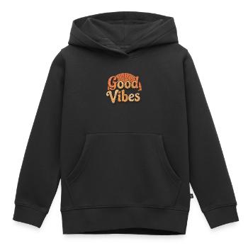 Sommer Sonne Strand - Kinder Premium Organic Hoodie - Schwarz - Vorne - AI Model Kid Male (0cm)