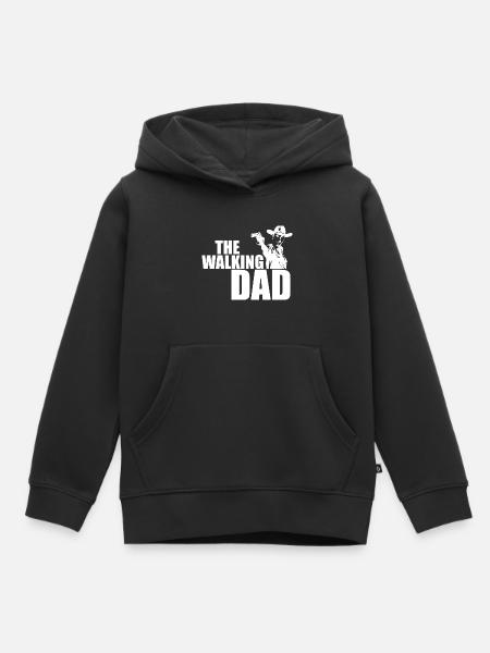 THE WALKING DAD - Kinder Premium Organic Hoodie - Schwarz