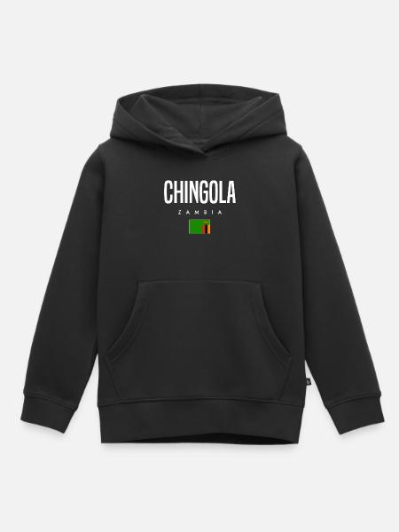 Chingola Sambia - Kinder Premium Organic Hoodie - Schwarz