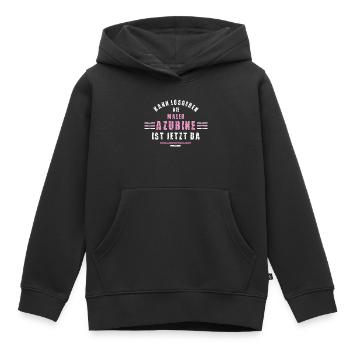 Painter apprentice training apprenticeship painter varnisher - Kids Premium Organic Hoodie - black - Front - AI Model Kid Male (0cm)