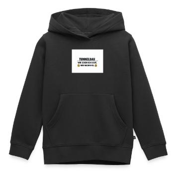 Tunnel Lichtmacher - Sweat Premium à capuche enfant bio - noir - Devant - AI Model Kid Male (0cm)
