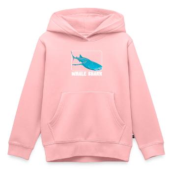 Whale shark - Kids Premium Organic Hoodie - rose - Front - AI Model Kid Female (0cm)