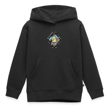 Colorado - Sweat Premium à capuche enfant bio - noir - Devant - AI Model Kid Male (0cm)