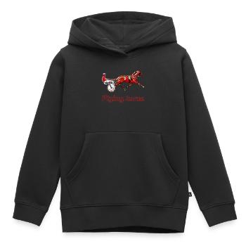 Traber Motiv - Kinder Premium Organic Hoodie - Schwarz - Vorne - AI Model Kid Male (0cm)