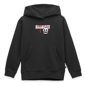 Halloween - Sweat Premium à capuche enfant bio - noir - Devant - AI Model Kid Male (0cm)