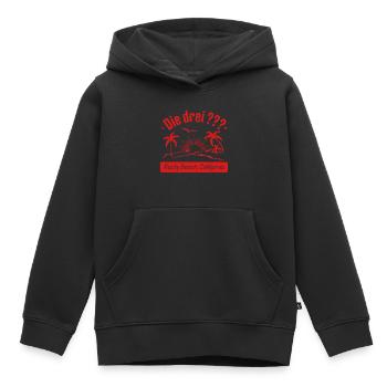 Die Drei ??? Design Rocky Beach California - Kinder Premium Organic Hoodie - Schwarz - Vorne - AI Model Kid Male (0cm)