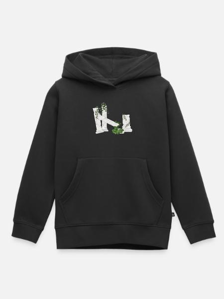 Column ancient - Kinder Premium Organic Hoodie - Schwarz
