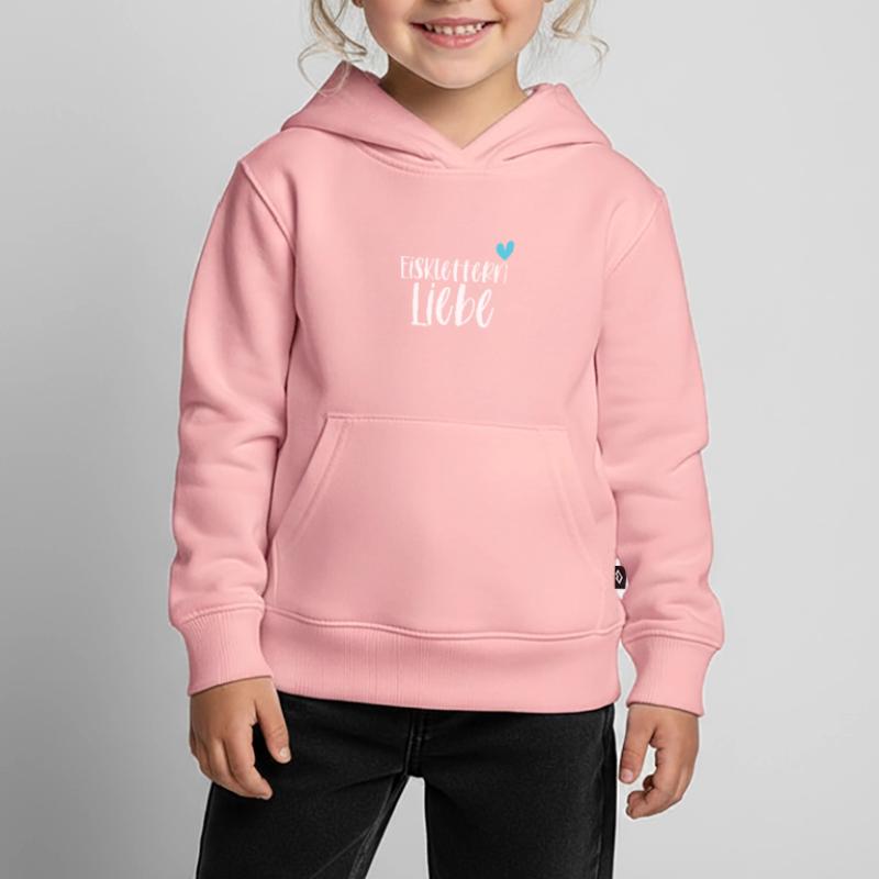 Klettern Eisklettern Liebe Eispickel Geschenk Kinder Premium Organic Hoodie