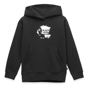 Black Lives Matter - Kinder Premium Organic Hoodie - Schwarz - Vorne - AI Model Kid Male (0cm)