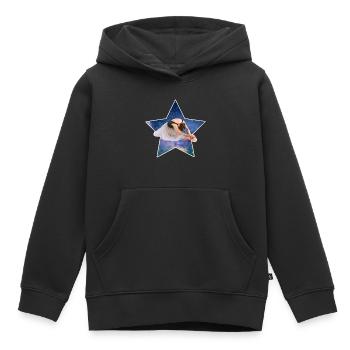 Erste Solistin - Kinder Premium Organic Hoodie - Schwarz - Vorne - AI Model Kid Male (0cm)