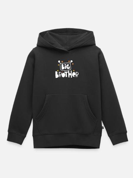 Frère aîné - Hoodie Premium barn ekologisk - svart