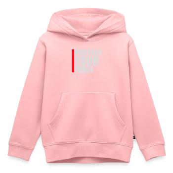 Protégez votre paix Santé mentale Pleine conscience - Sweat Premium à capuche enfant bio - rose - Devant - AI Model Kid Female (0cm)