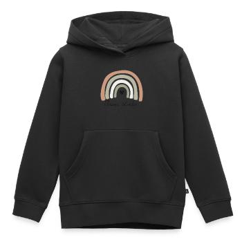 Kleines Wunder Aufdruck - Kinder Premium Organic Hoodie - Schwarz - Vorne - AI Model Kid Male (0cm)