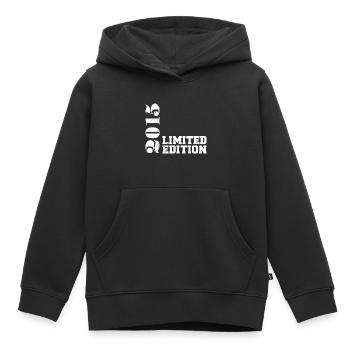 Limitierte Edition 2015, Geburtstagsgeschenk 2015 - Kinder Premium Organic Hoodie - Schwarz - Vorne - AI Model Kid Male (0cm)