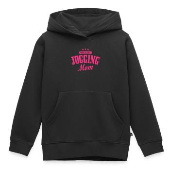 Offizielle Jogging-Mutter - Kinder Premium Organic Hoodie - Schwarz - Vorne - AI Model Kid Male (0cm)