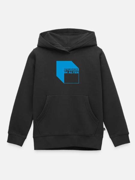 studium im alter - Kinder Premium Organic Hoodie - Schwarz