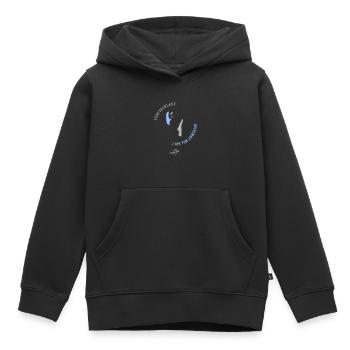 Singe bavarois, je suis d'Ammersee - Sweat Premium à capuche enfant bio - noir - Devant - AI Model Kid Male (0cm)