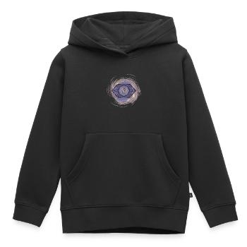 Ajna sechstes Chakra - Kinder Premium Organic Hoodie - Schwarz - Vorne - AI Model Kid Male (0cm)