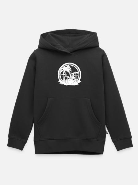 Schlagzeug - Kinder Premium Organic Hoodie - Schwarz