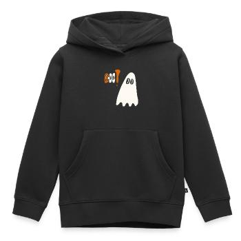Halloween Geist - Ach du Schreck - Kinder Premium Organic Hoodie - Schwarz - Vorne - AI Model Kid Male (0cm)