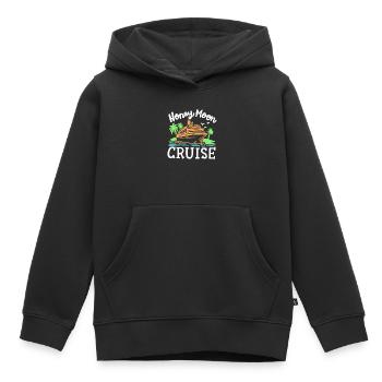 Flitterwochen Kreuzfahrt Urlaub - Kinder Premium Organic Hoodie - Schwarz - Vorne - AI Model Kid Male (0cm)