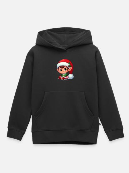 Elf 5 - Kinder Premium Organic Hoodie - Schwarz