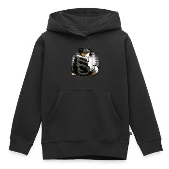 Australian Shepherd Aussie Aussiebesitzer Aussies - Kinder Premium Organic Hoodie - Schwarz - Vorne - AI Model Kid Male (0cm)