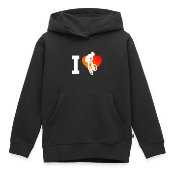 bmx jungen bmx fahrrad Bike bmx Herren Damen - Kinder Premium Organic Hoodie - Schwarz - Vorne - AI Model Kid Male (0cm)