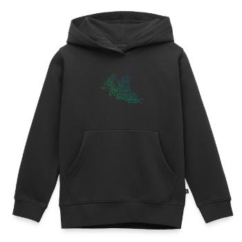 Herren Bobbahn Bob fahren Bob Damen Zweierbob - Kinder Premium Organic Hoodie - Schwarz - Vorne - AI Model Kid Male (0cm)