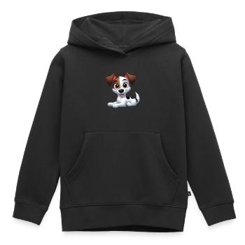 Jack Russel 2 - Kinder Premium Organic Hoodie - Schwarz - Vorne - AI Model Kid Male (0cm)