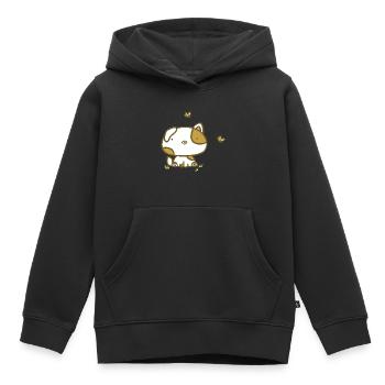 Süßer Hund - Kinder Premium Organic Hoodie - Schwarz - Vorne - AI Model Kid Male (0cm)