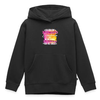 Erzieherin Tätowierung - Kinder Premium Organic Hoodie - Schwarz - Vorne - AI Model Kid Male (0cm)