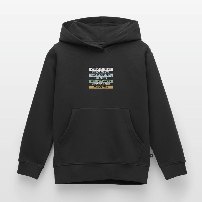 Meme Gift Idea Nerd Gift Internet Funny Kids Premium Organic Hoodie