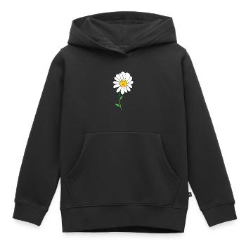 daisy - Kids Premium Organic Hoodie - black - Front - AI Model Kid Male (0cm)