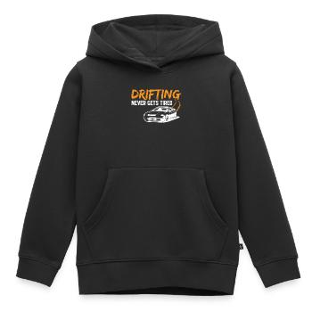 Drifting Sport Drift fans Racing Gaming - Kids Premium Organic Hoodie - black - Front - AI Model Kid Male (0cm)