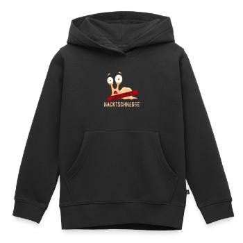Nacktschnecke Nacktschnegge Schnecke zensiert - Kinder Premium Organic Hoodie - Schwarz - Vorne - AI Model Kid Male (0cm)