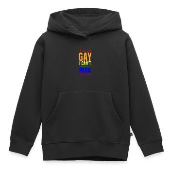 ich bin so schwul - Kinder Premium Organic Hoodie - Schwarz - Vorne - AI Model Kid Male (0cm)