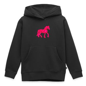 Pferd Pferde Reiten Reitsport Pony Western Shirt - Kinder Premium Organic Hoodie - Schwarz - Vorne - AI Model Kid Male (0cm)