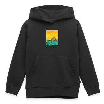 Guyana Amazonas Nationalpark WPA Poster Art Deco - Kinder Premium Organic Hoodie - Schwarz - Vorne - AI Model Kid Male (0cm)