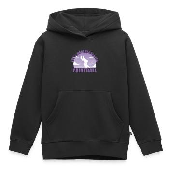 Paintball Paintballerin Gotcha Mädchen Geschenk - Kinder Premium Organic Hoodie - Schwarz - Vorne - AI Model Kid Male (0cm)