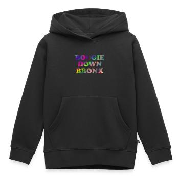 Boogie Down Bronx - Kinder Premium Organic Hoodie - Schwarz - Vorne - AI Model Kid Male (0cm)