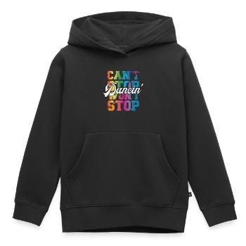 Can't Stop won't Stop Dancin - Kinder Premium Organic Hoodie - Schwarz - Vorne - AI Model Kid Male (0cm)