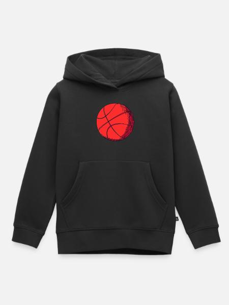 Ballsport - Kinder Premium Organic Hoodie - Schwarz