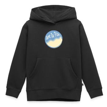 Strand Dune du Pilat Arcachon - Kinder Premium Organic Hoodie - Schwarz - Vorne - AI Model Kid Male (0cm)