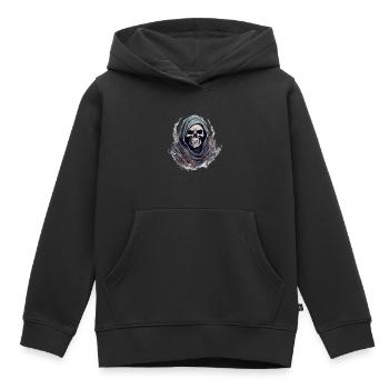 Halloween Skeleton Trick or Treat Disguise - Kids Premium Organic Hoodie - black - Front - AI Model Kid Male (0cm)